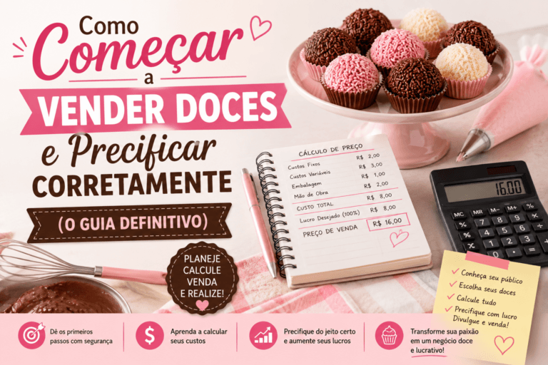 Como Começar a Vender Doces e Precificar Corretamente (O Guia Definitivo)